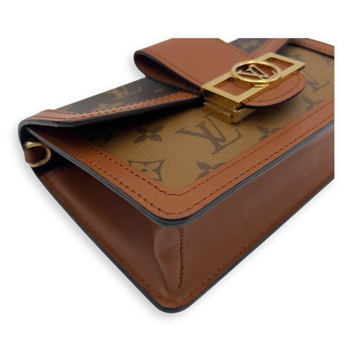 Louis Vuitton Dauphine Belt Bag Brown in Monogram Coated Canvas, Gold hardware_11