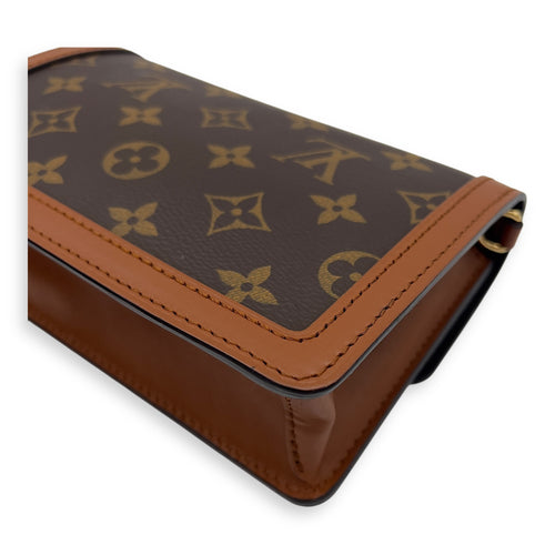 Louis Vuitton Dauphine Belt Bag Brown in Monogram Coated Canvas, Gold hardware_12