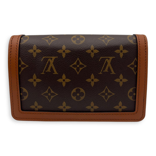 Louis Vuitton Dauphine Belt Bag Brown in Monogram Coated Canvas, Gold hardware_2