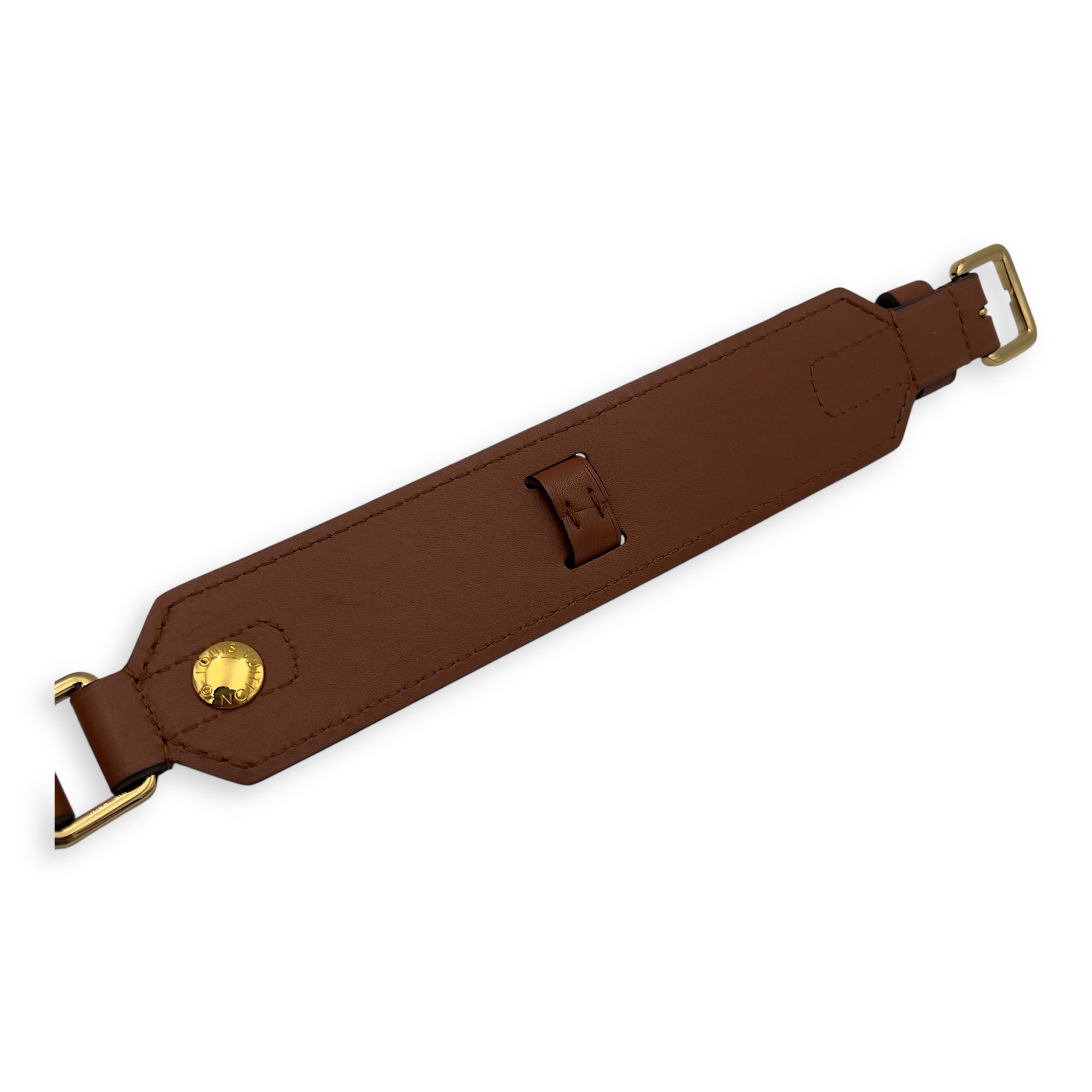 Louis Vuitton Dauphine Belt Bag Brown in Monogram Coated Canvas, Gold hardware_23
