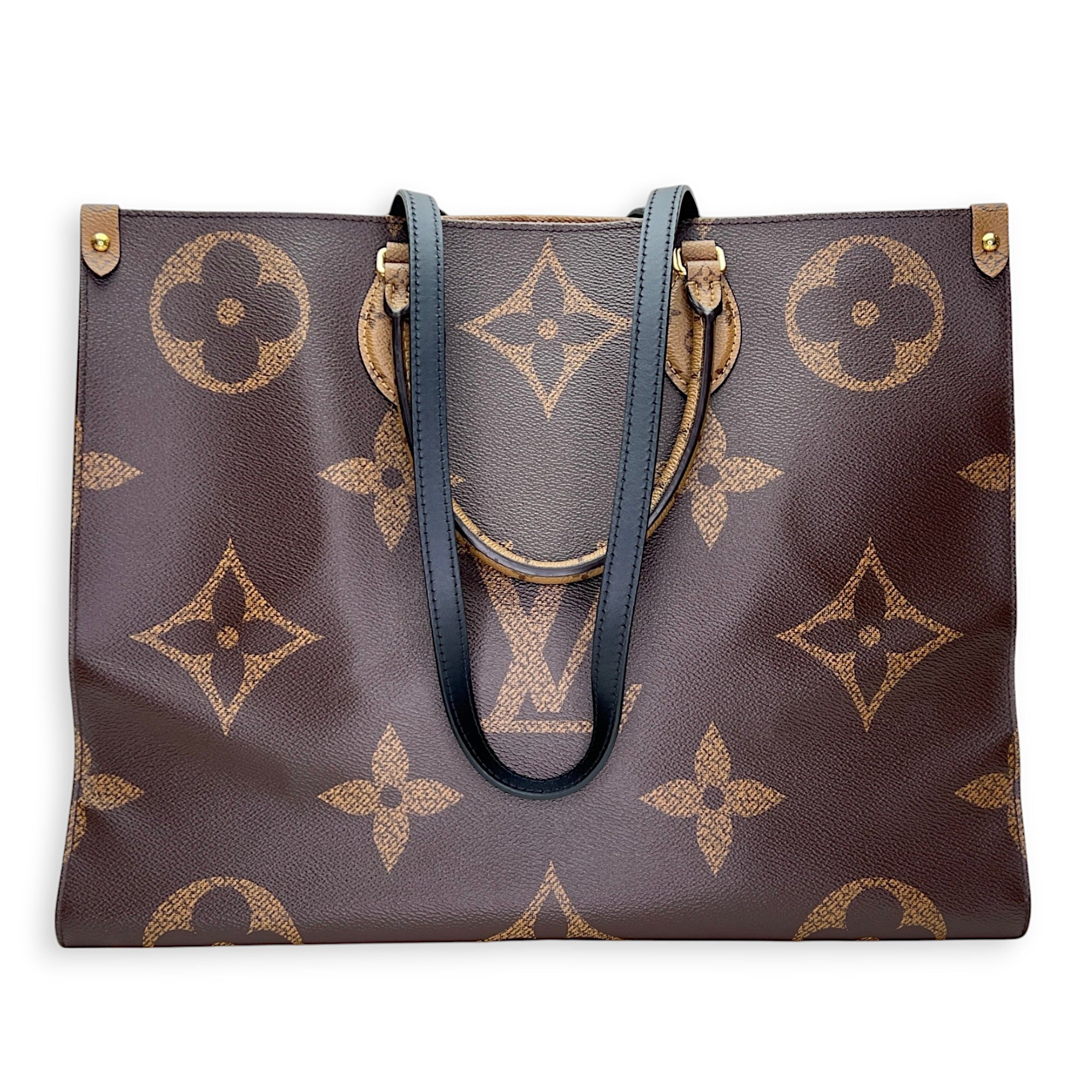 Louis Vuitton  Monogram OnTheGo GM Tote bag in Coated canvas, Gold Hardware_14