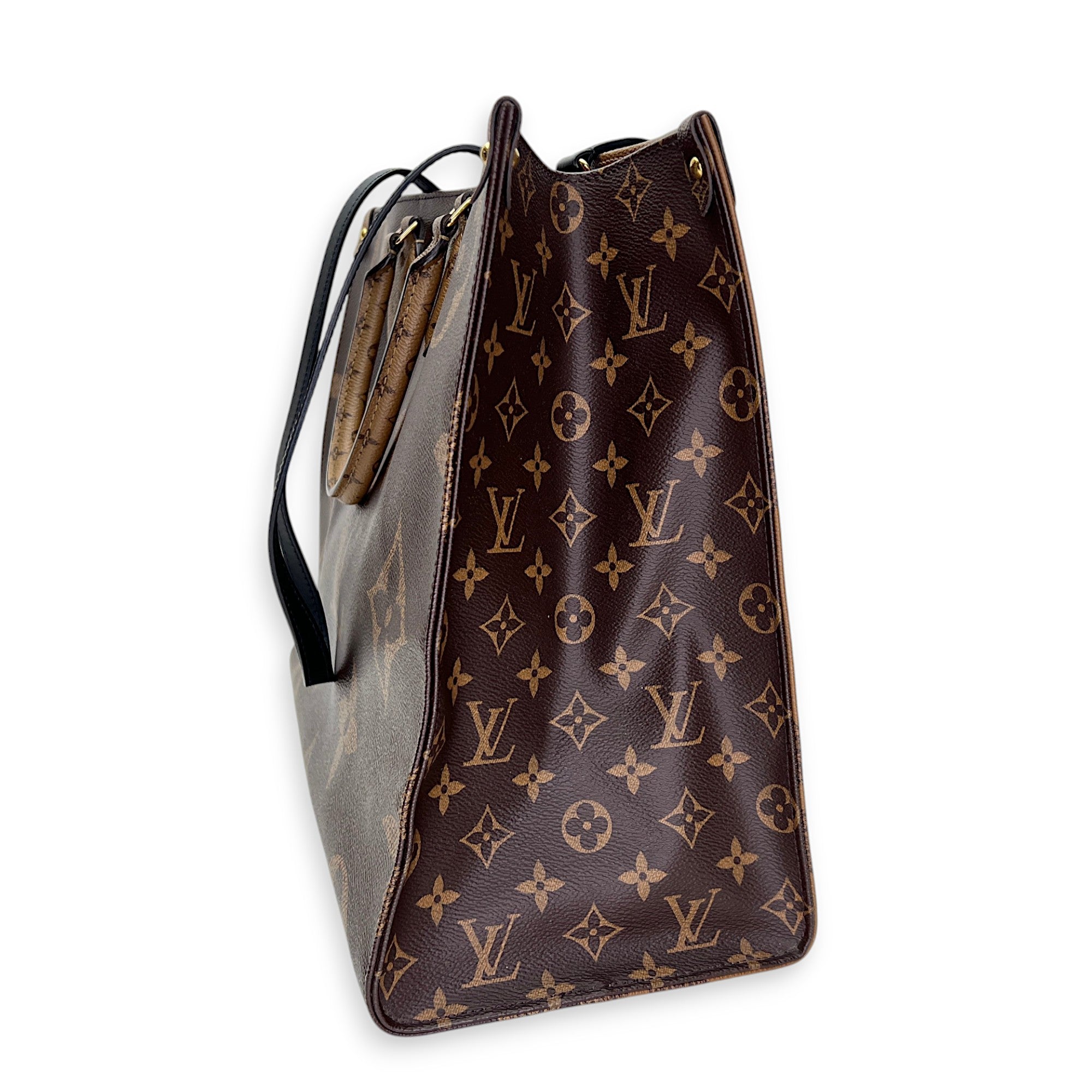 Louis Vuitton  Monogram OnTheGo GM Tote bag in Coated canvas, Gold Hardware_6