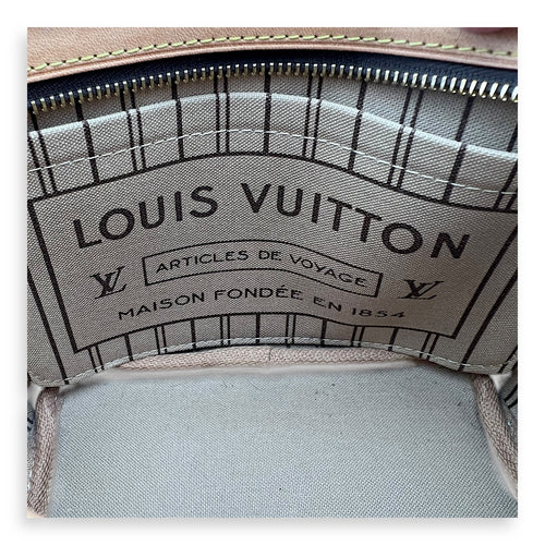 Louis Vuitton Neverfull Top Handle Bag BB Brown in Monogram Coated Canvas, Gold hardware_1