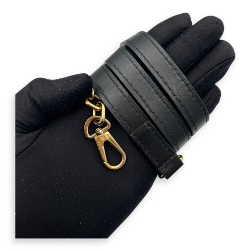 Louis Vuitton Speedy Bandouliere Top Handle Bag 20 Black in Empreinte Leather, Gold hardware_24