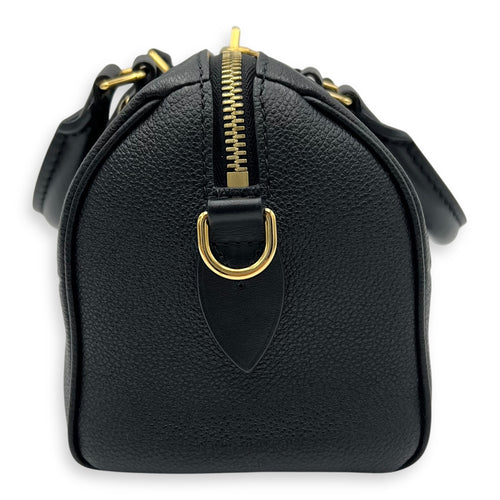 Louis Vuitton Speedy Bandouliere Top Handle Bag 20 Black in Empreinte Leather, Gold hardware_3