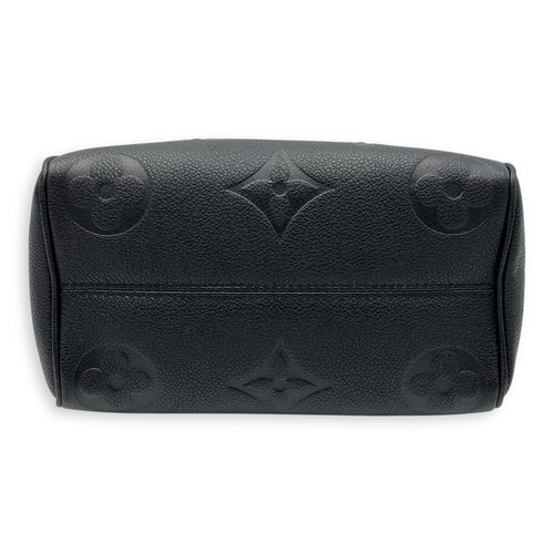 Louis Vuitton Speedy Bandouliere Top Handle Bag 20 Black in Empreinte Leather, Gold hardware_5