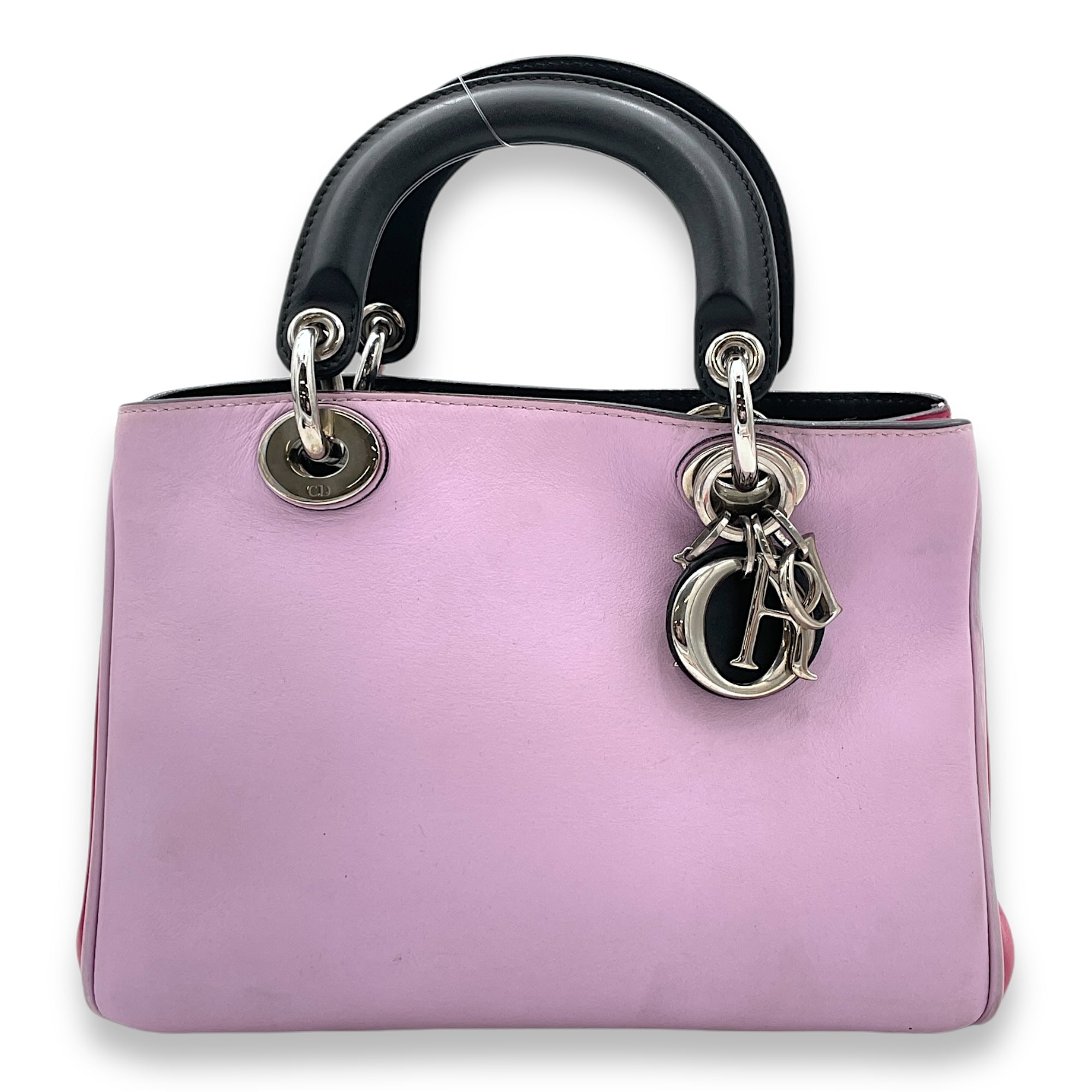 Christian Dior SMALL TWOWAY DIORISSIMO Small Crossbody bag in Calfskin Silver Hardware Singapore