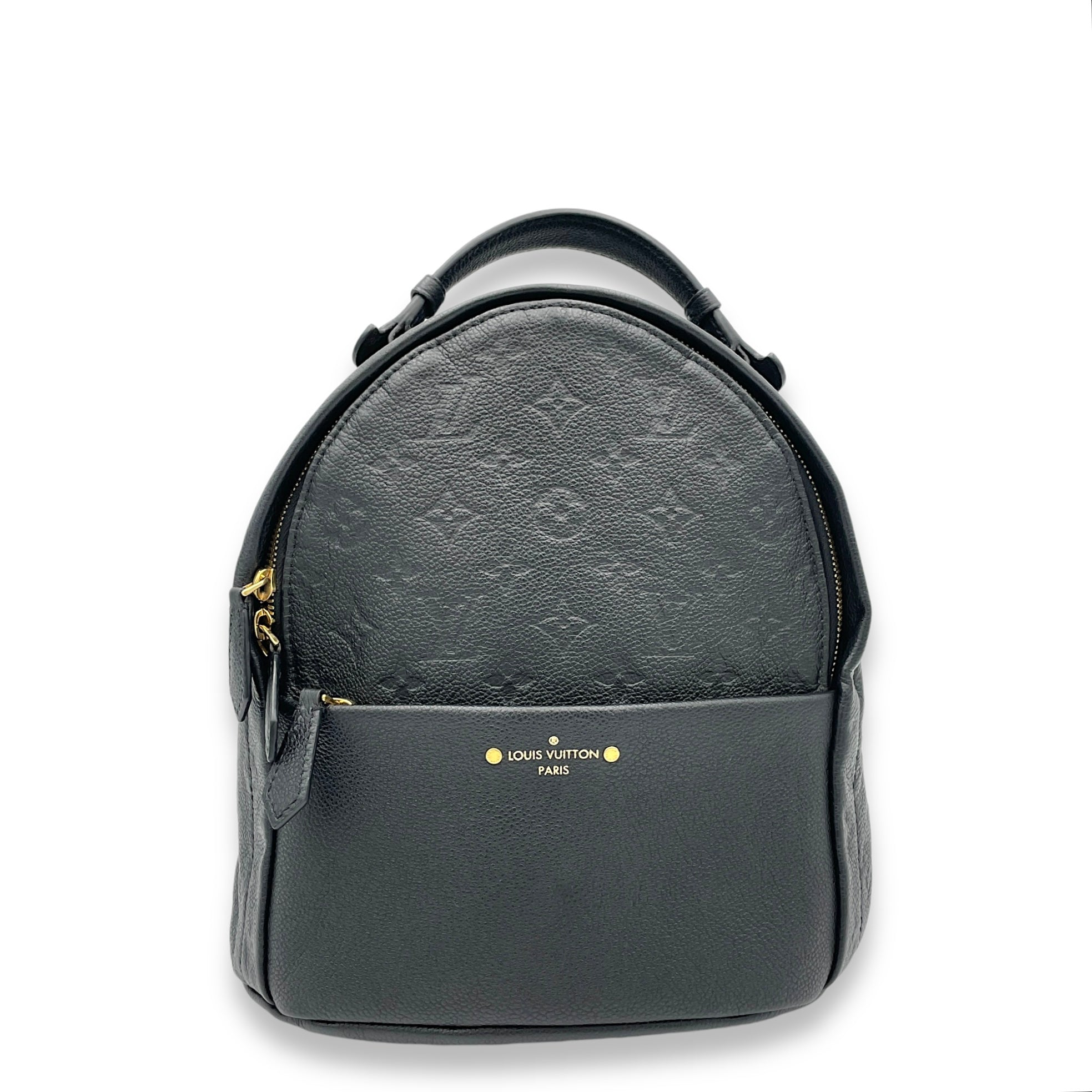 Black backpack gold hardware online