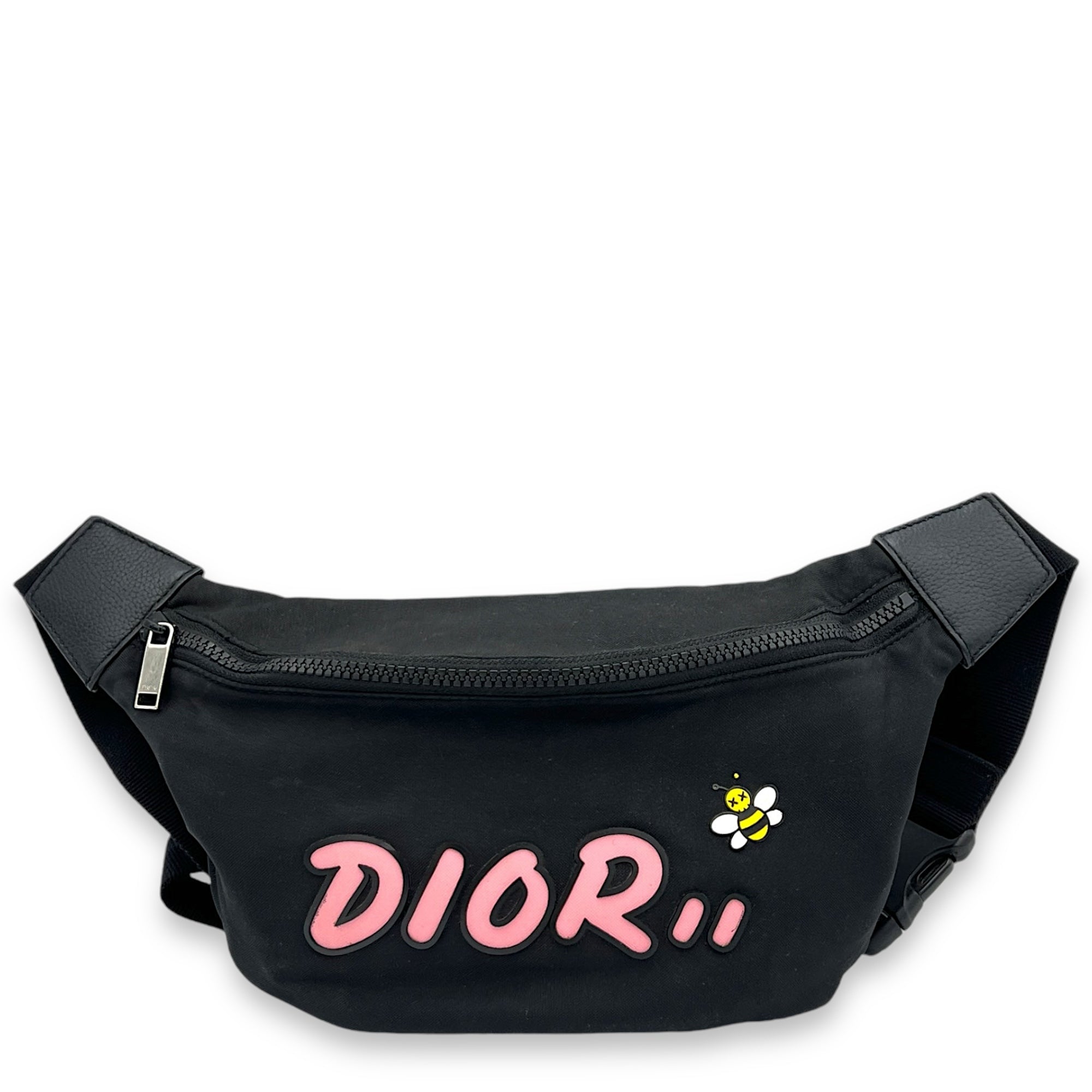 Christian Dior x Kaws Belt bag in Nylon Silver Hardware Singapore