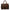 Celine Vintage Macadam Boston Top Handle Bag Brown in Coated Canvas, Gold hardware_1