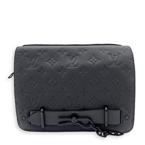 Louis Vuitton Steamer Crossbody Bag Black in Monogram Empreinte Leather, Lacquered Metal hardware_1