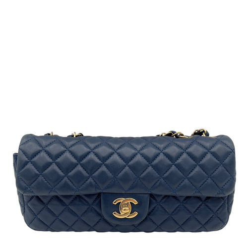 Chanel Valentine Charm Blue Shoulder Bag in Lambskin, Gold hardware_1