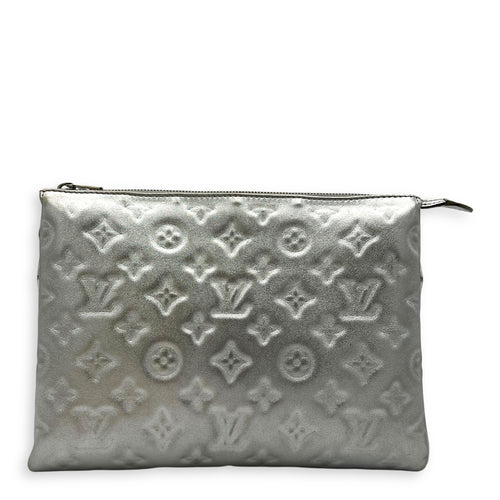 Louis Vuitton Coussin PM Silver Shoulder Bag in Lambskin, Silver hardware_1