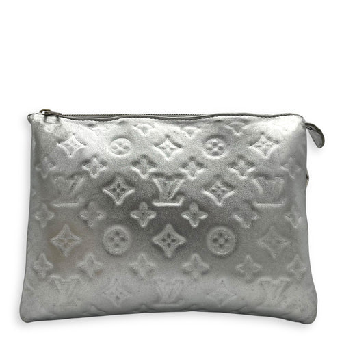 Louis Vuitton Coussin Shoulder Bag Silver in Lambskin, Silver hardware_1