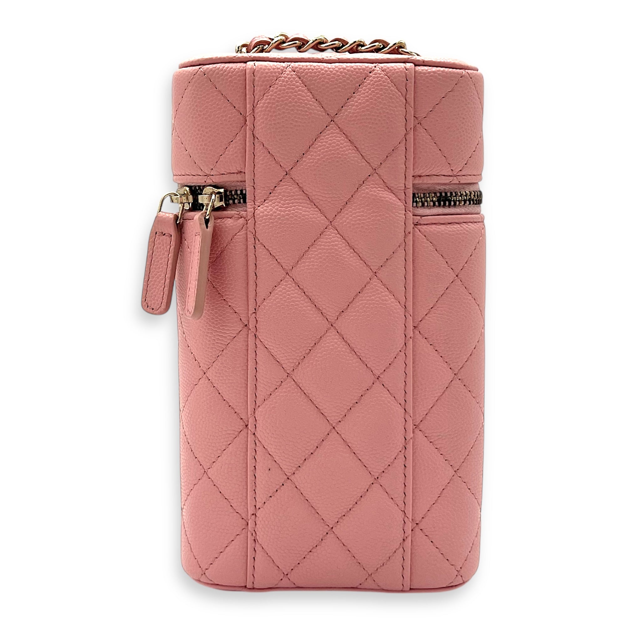 Chanel  Vanity Phone Crossbody bag in Caviar leather, Gold Hardware_2