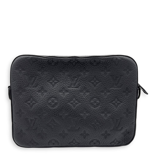 Louis Vuitton Steamer Crossbody Bag Black in Monogram Empreinte Leather, Lacquered Metal hardware_2