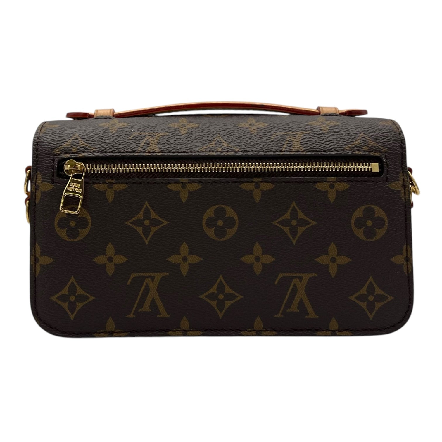 Louis Vuitton Metis Crossbody Bag Brown in Monogram Coated Canvas, Gold hardware_2