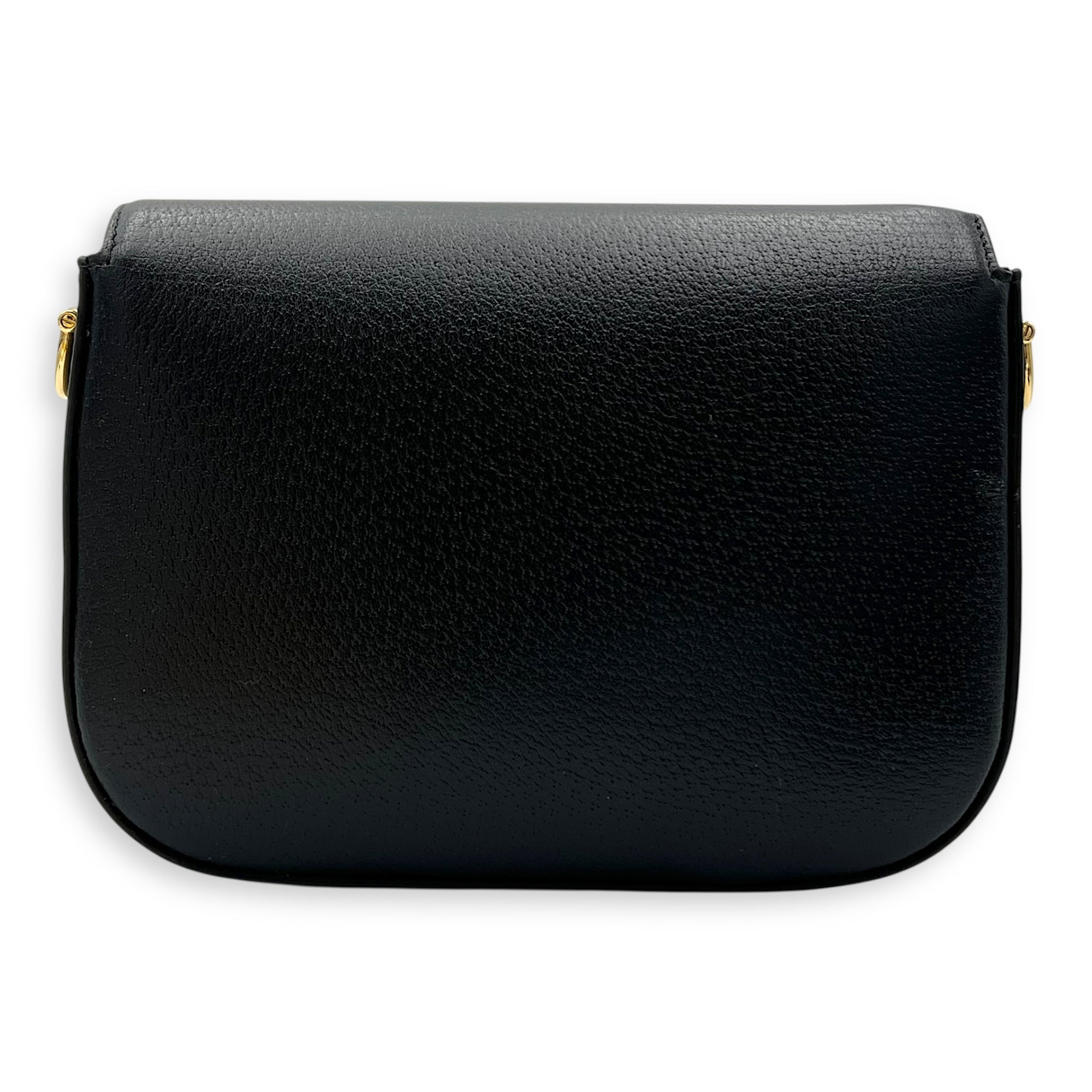 Gucci x Adidas Horsebit 1955 Shoulder Bag Black in Calfskin, Gold hardware_2