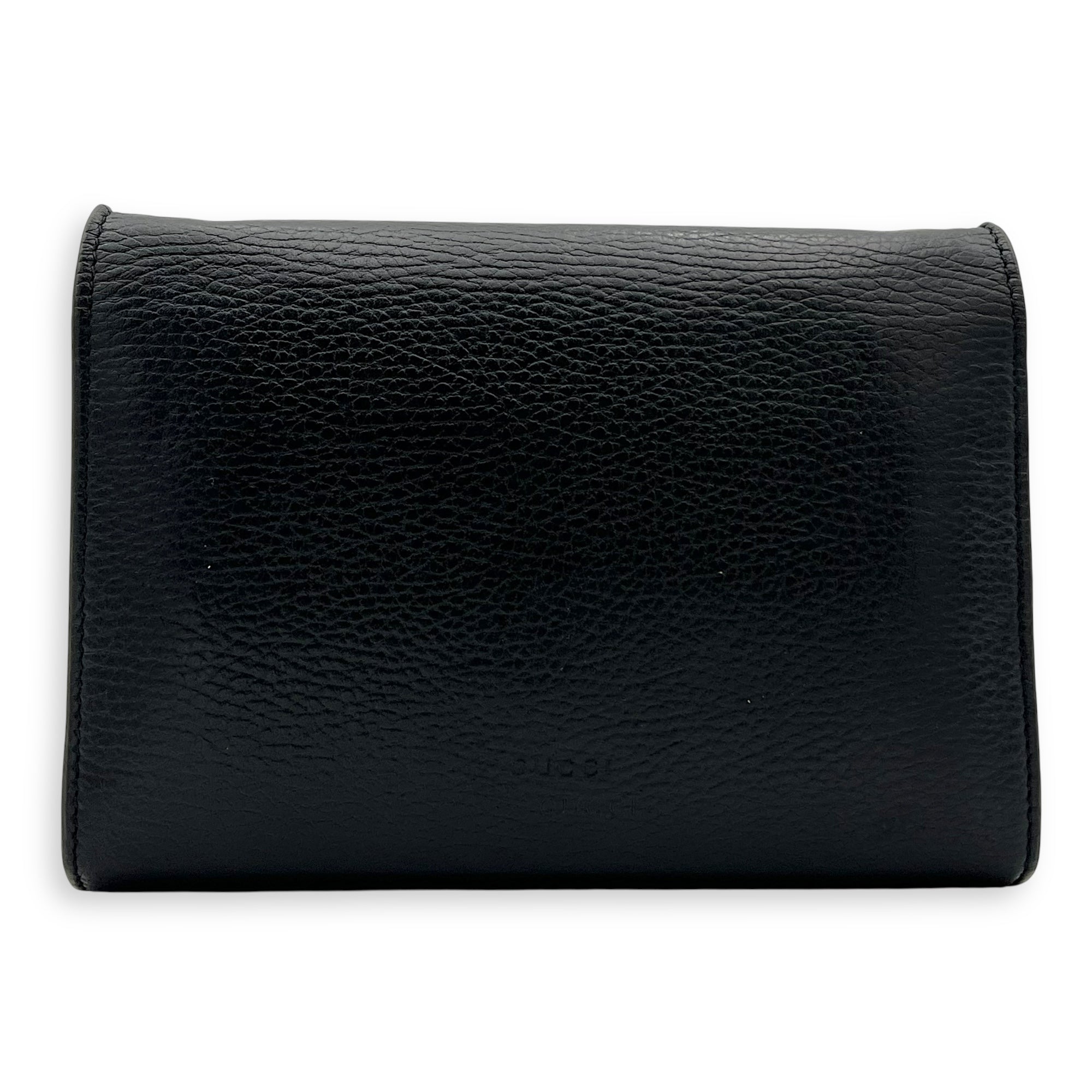 Gucci Dionysus Wallet On Chain Black in Calfskin, Silver hardware_2