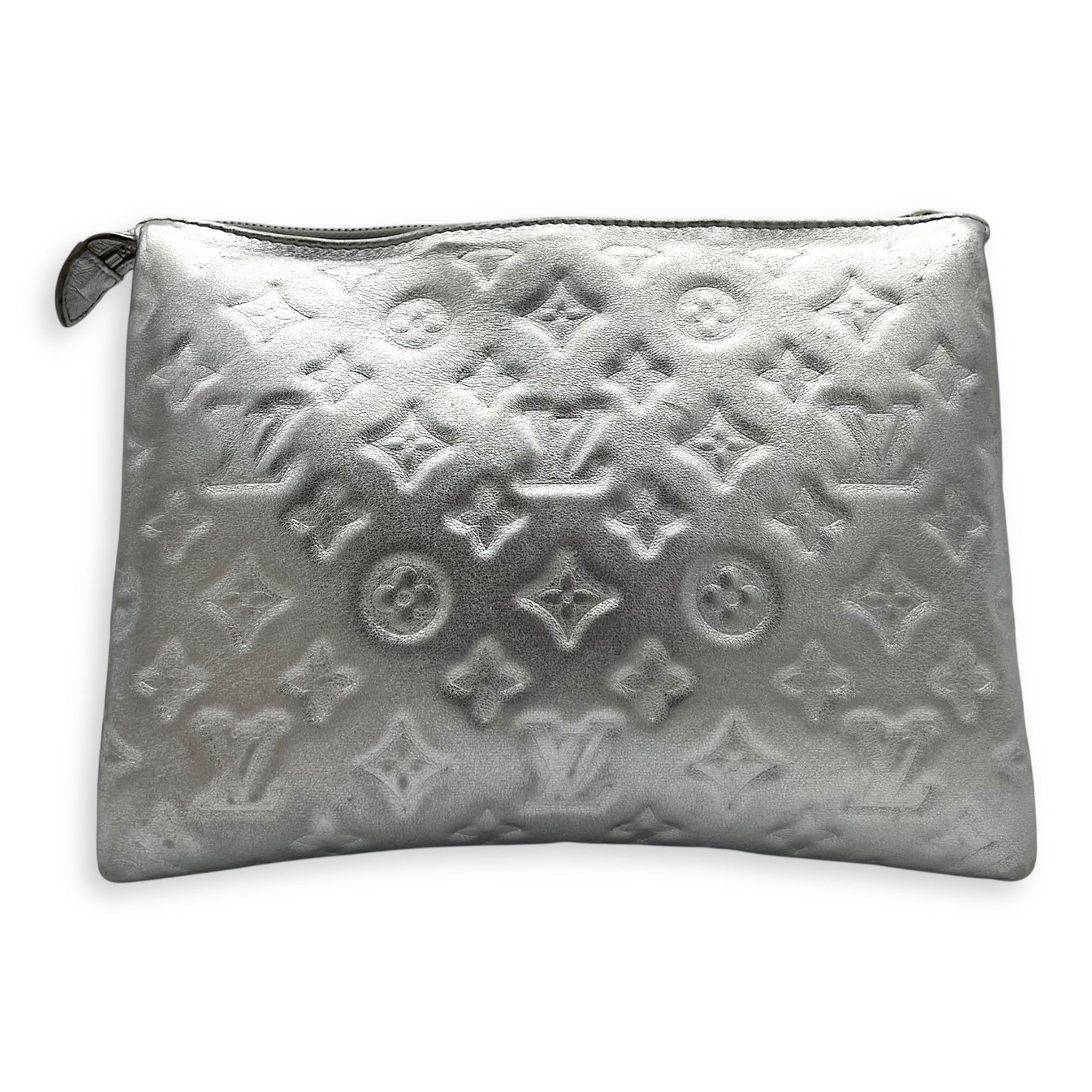 Louis Vuitton Coussin Shoulder Bag Silver in Lambskin, Silver hardware_2