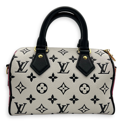 Louis Vuitton Speedy Top Handle Bag Multi-colour in Calfskin, Gold hardware_2