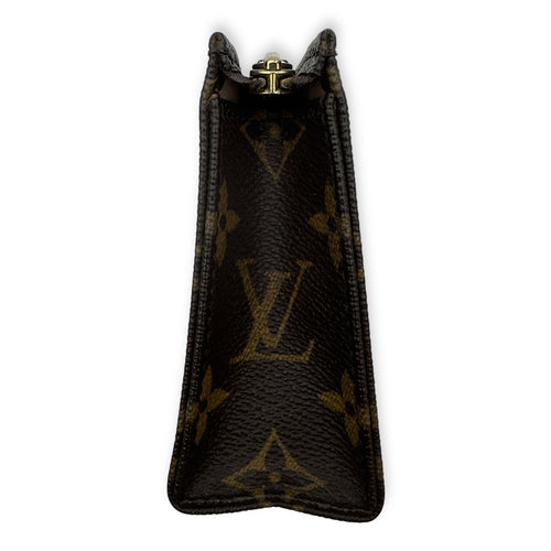 Louis Vuitton Pochette Pouch 15 Brown in Monogram Coated Canvas, Gold hardware_3