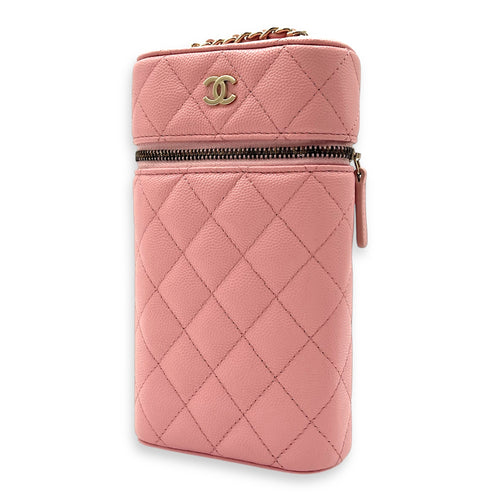 Chanel  Vanity Phone Crossbody bag in Caviar leather, Gold Hardware_3