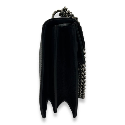 Gucci Dionysus Shoulder Bag Black in Calfskin, Silver hardware_3