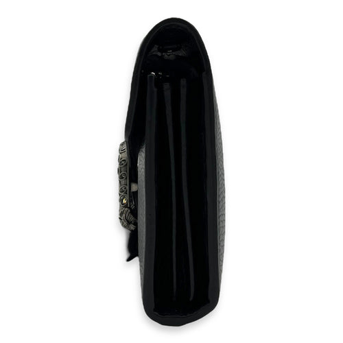 Gucci Dionysus Wallet On Chain Black in Calfskin, Silver hardware_3