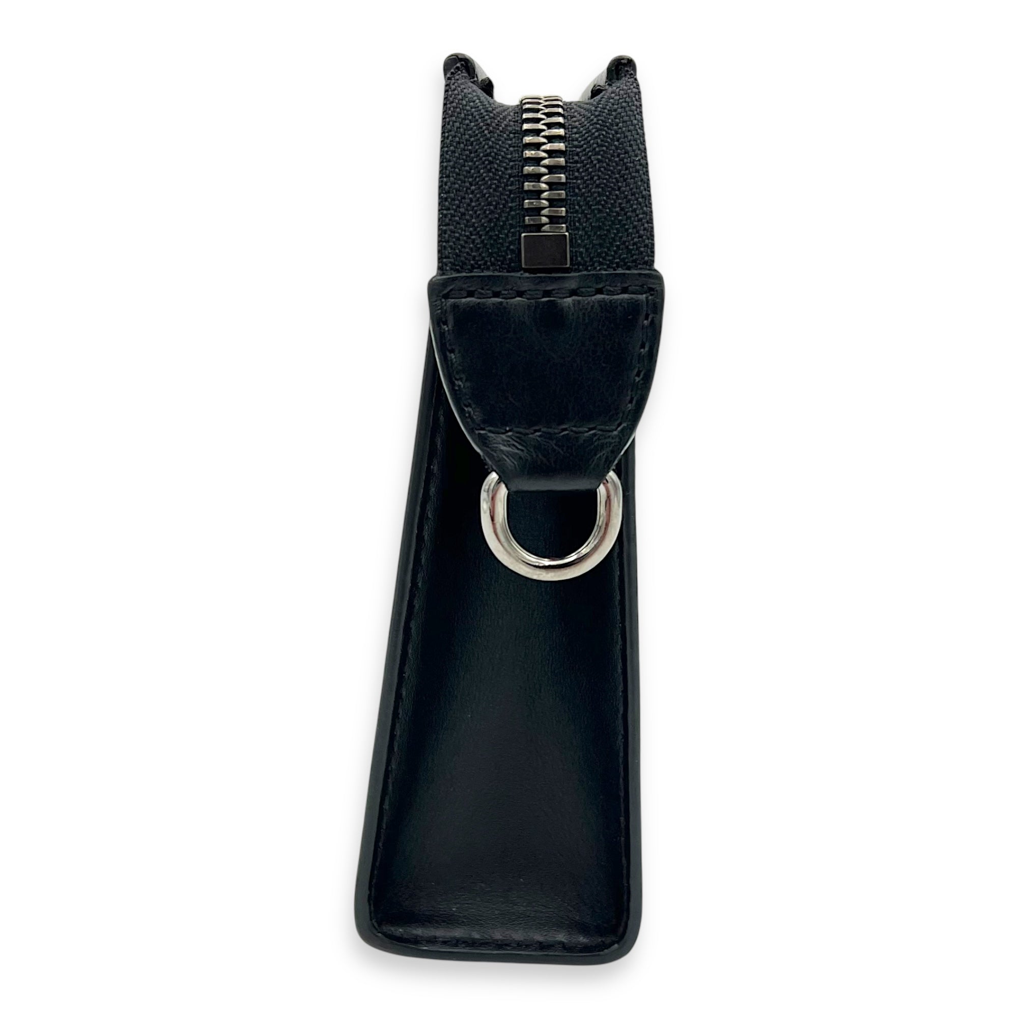 Louis Vuitton Gaston Wearable Wallet Black Crossbody Bag in Coated Canvas, Silver hardware_10