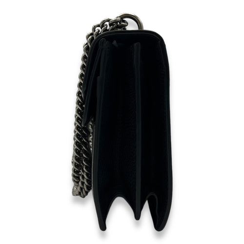 Gucci Dionysus Shoulder Bag Black in Calfskin, Silver hardware_4