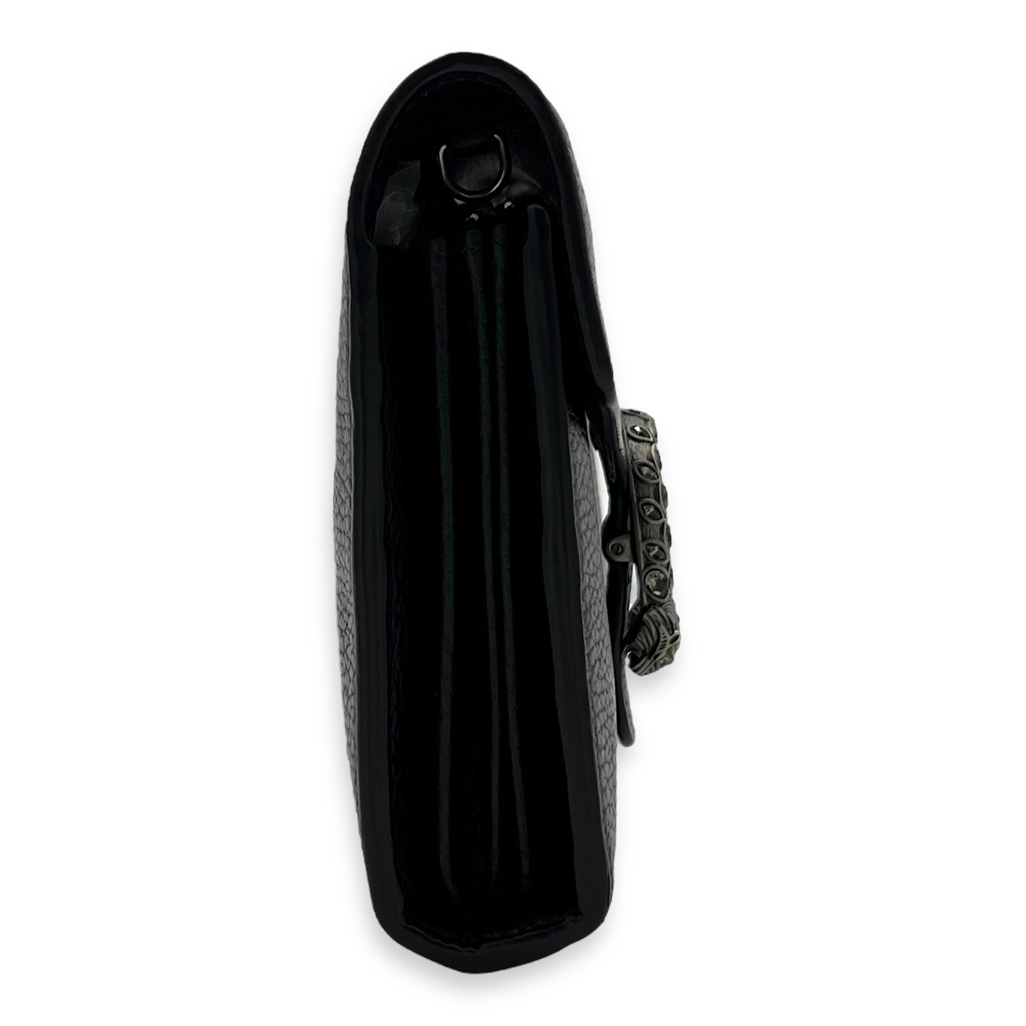 Gucci Dionysus Wallet On Chain Black in Calfskin, Silver hardware_4