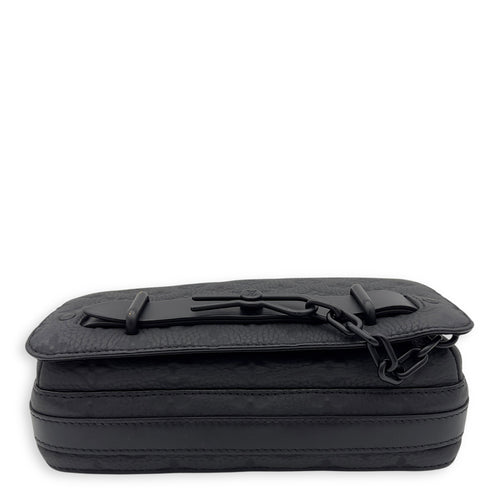 Louis Vuitton Steamer Crossbody Bag Black in Monogram Empreinte Leather, Lacquered Metal hardware_7