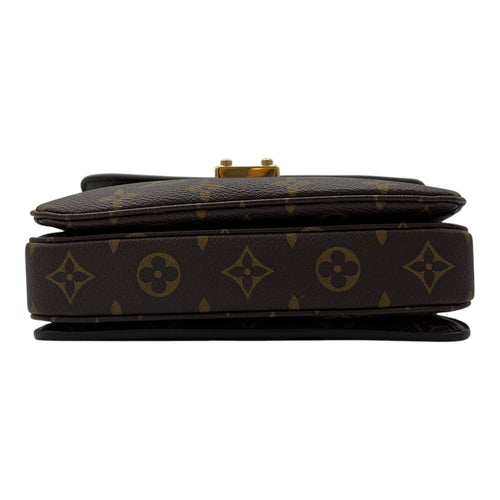 Louis Vuitton Metis Crossbody Bag Brown in Monogram Coated Canvas, Gold hardware_5