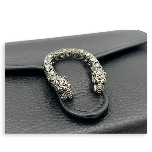 Gucci Dionysus Wallet On Chain Black in Calfskin, Silver hardware_6