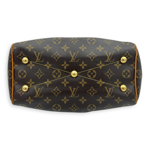 Louis Vuitton Tivoli Shoulder Bag PM Brown in Monogram Coated Canvas, Gold hardware_3