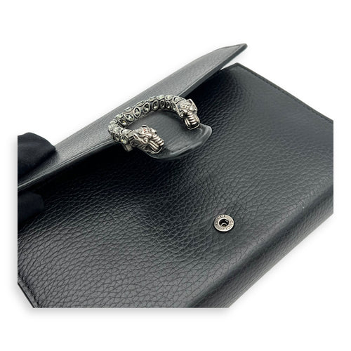 Gucci Dionysus Wallet On Chain Black in Calfskin, Silver hardware_7