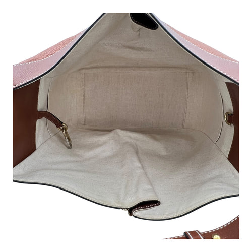 Loewe Hammock Shoulder Bag Brown in Calfskin, Gold hardware_6