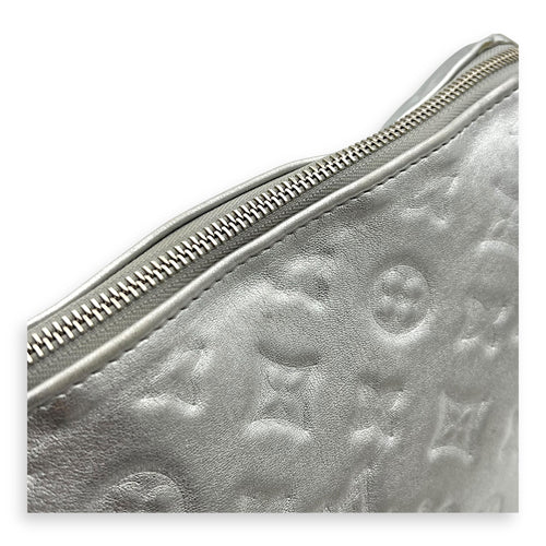 Louis Vuitton Coussin Shoulder Bag Silver in Lambskin, Silver hardware_8