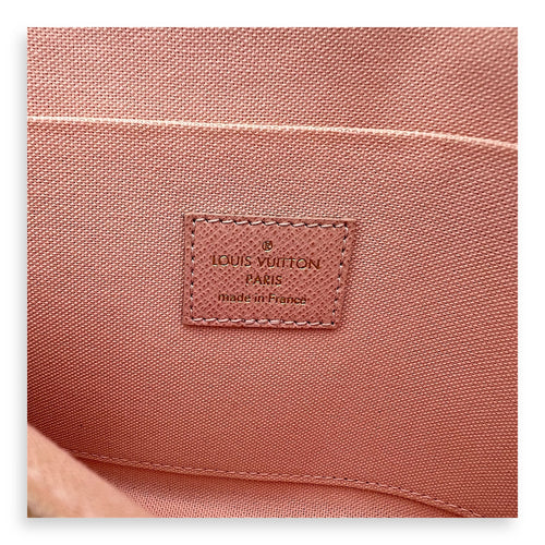 Louis Vuitton Felicie Crossbody Bag Azur in Coated Canvas, Gold hardware_1