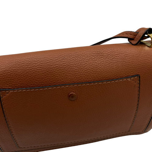 Loewe Barcelona Crossbody Bag Brown in Calfskin, Gold hardware_7