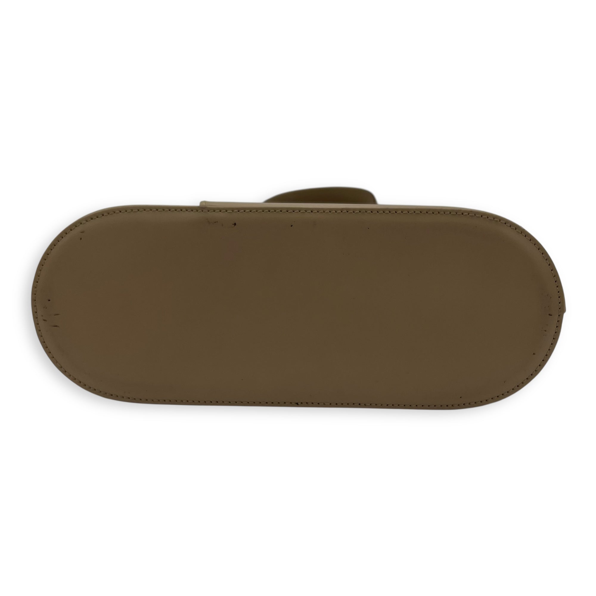 Salvatore Ferragamo Gancini Top Handle Bag Silver in Calfskin, Silver hardware_7