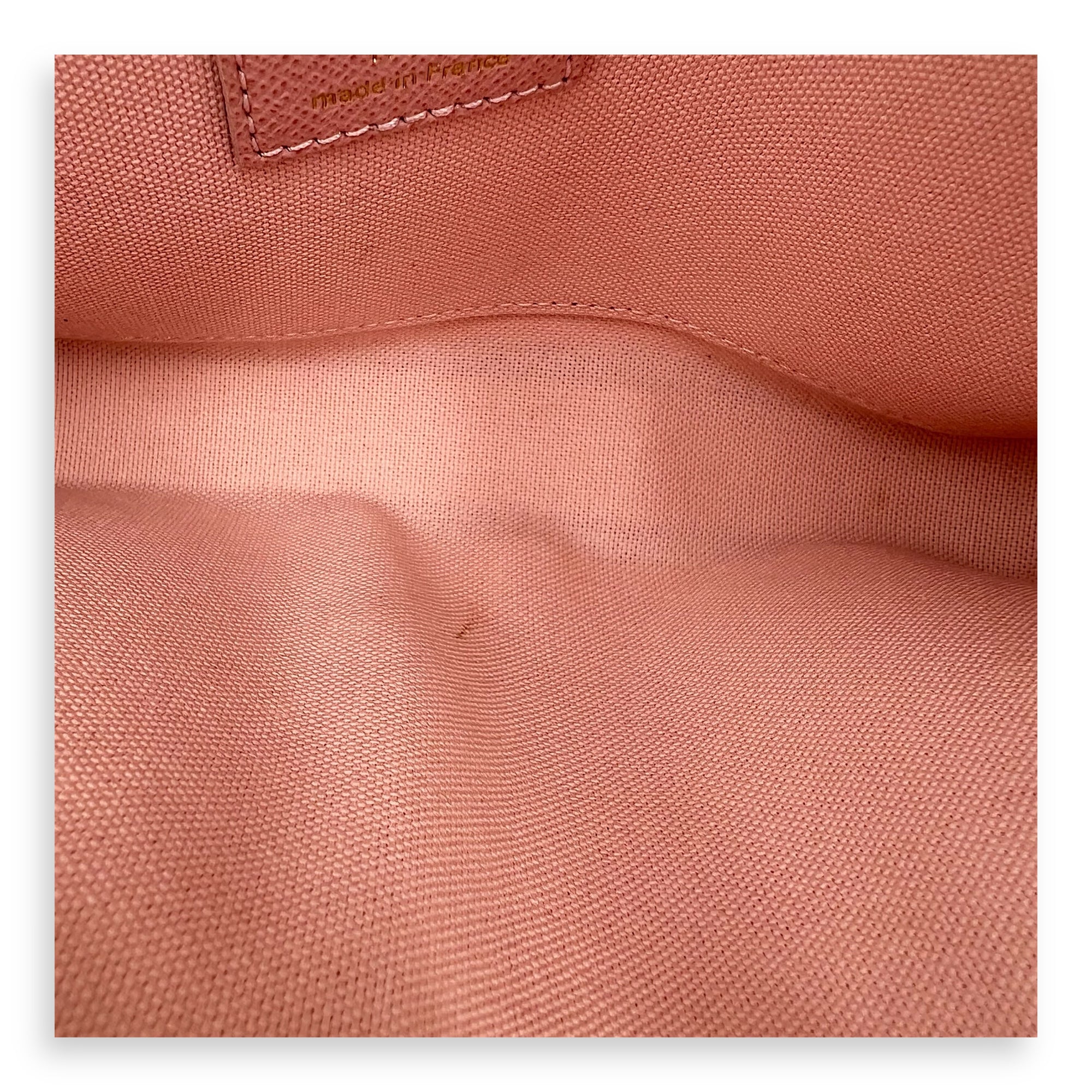 Louis Vuitton Felicie Crossbody Bag Azur in Coated Canvas, Gold hardware_3