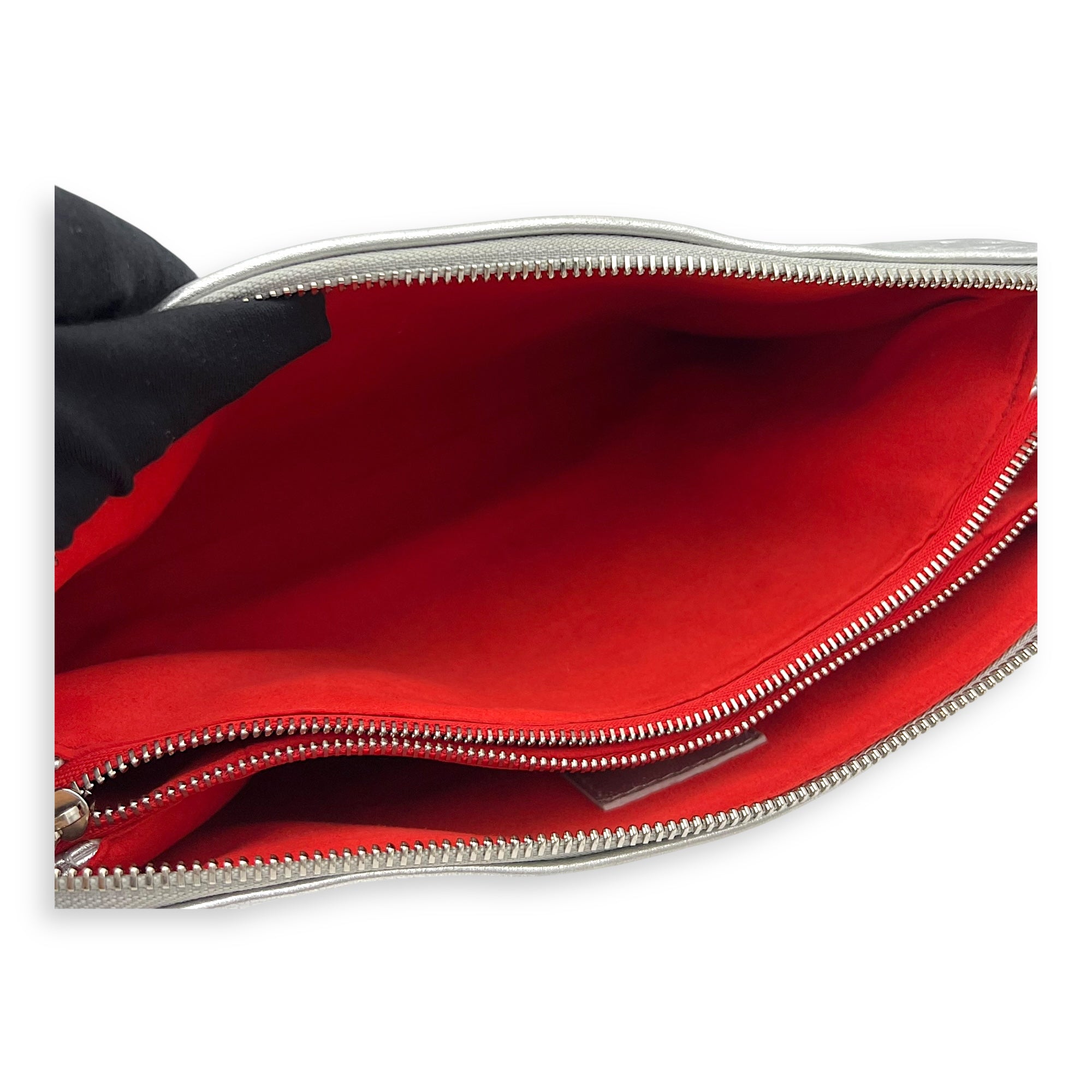 Louis Vuitton Coussin Shoulder Bag Silver in Lambskin, Silver hardware_10