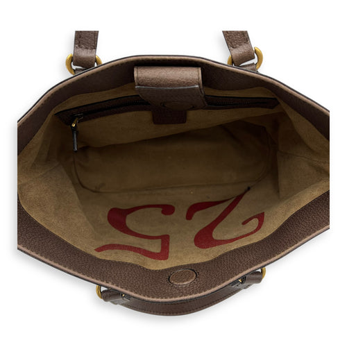 Gucci GG Supreme Duffle Bag Grey in Coated Canvas, Gold hardware_6