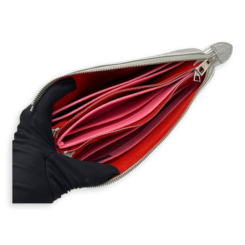 Louis Vuitton Coussin PM Silver Shoulder Bag in Lambskin, Silver hardware_10