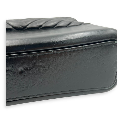Chanel Gabrielle Shoulder Bag Large Black in Calfskin, Mixed hardware_11