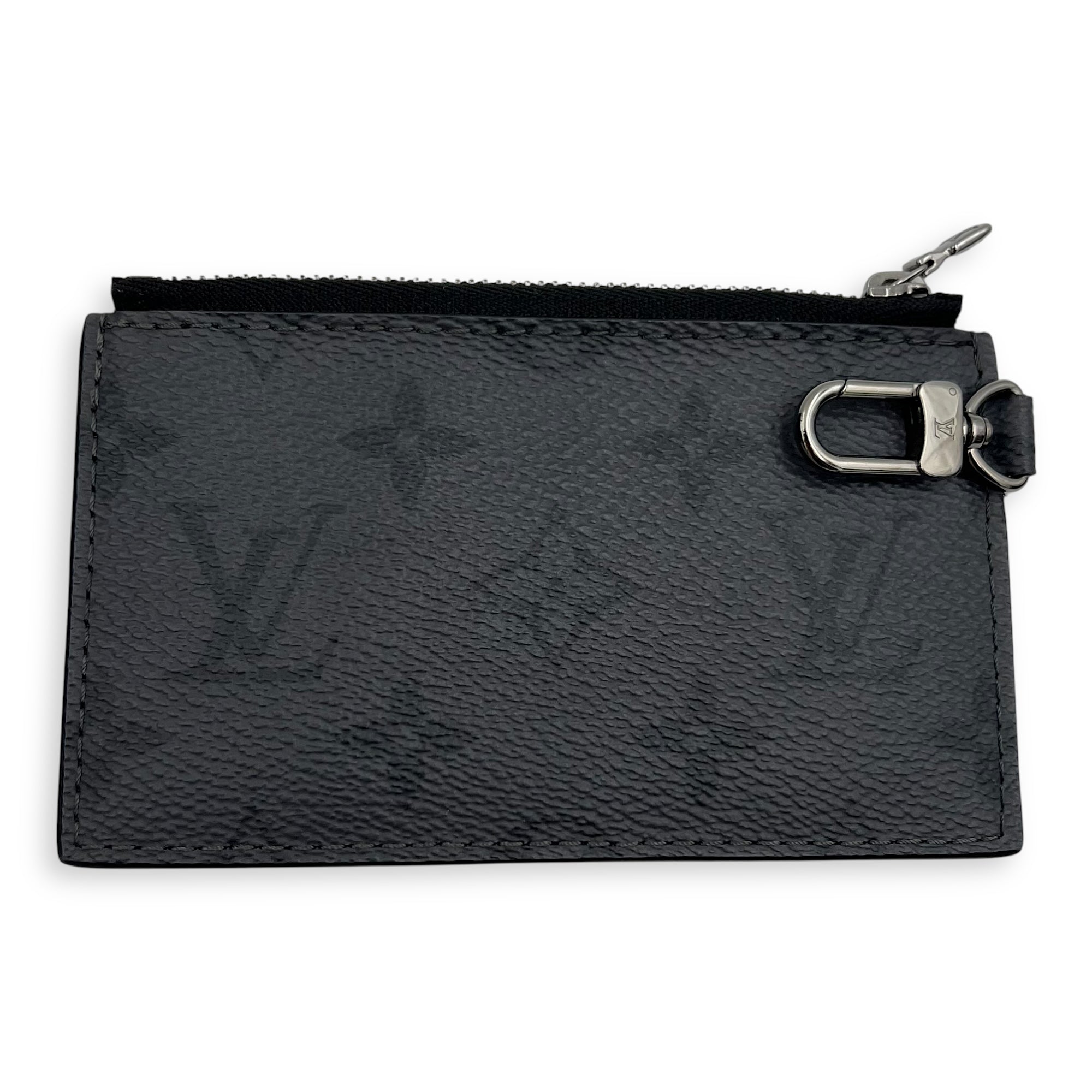 Louis Vuitton Gaston Wearable Wallet Black Crossbody Bag in Coated Canvas, Silver hardware_2