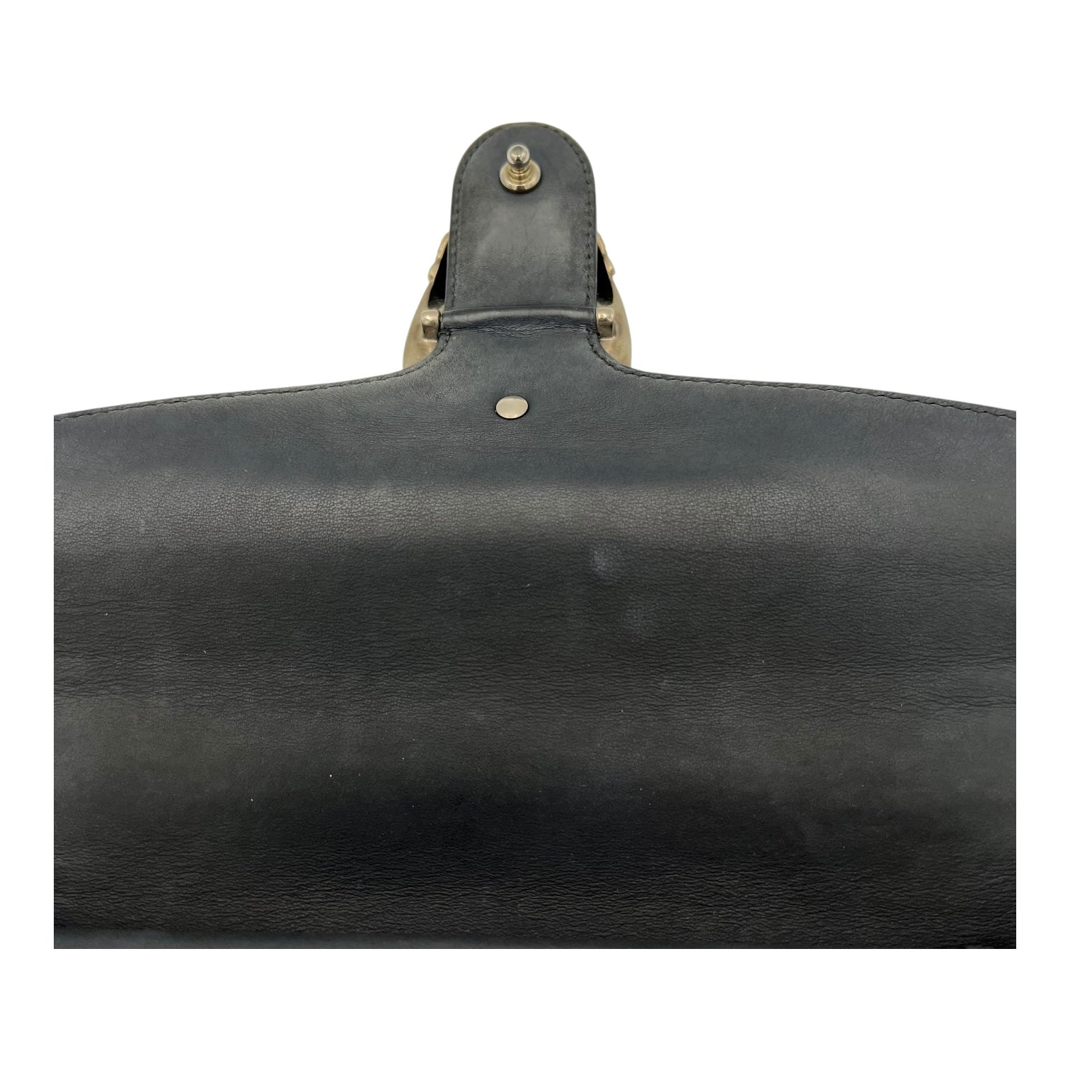 Gucci Dionysus Shoulder Bag Small Black in Suede Leather, Silver hardware_8