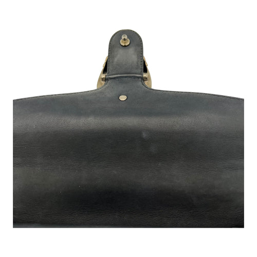 Gucci Dionysus Shoulder Bag Small Black in Suede Leather, Silver hardware_8